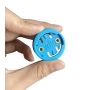 Violiica Support GPS pour ordinateur de vélo pour Garmin Bryton Wahoo - Plastique pour base d'ordinateur de vélo avec fixation de siège femelle, noir/bleu