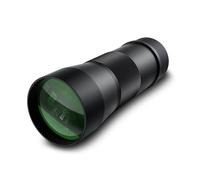 Violiica Télescope monoculaire 8 x 42 et 10 x 42, HD étanche avec remplissage d'azote, corps en métal pour l'observation des oiseaux, la randonnée et le camping, noir