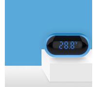 Violiica Thermomètre d'aquarium LED avec design sans fil et capteur de température précis pour poissons, tortues, coraux et aquariums, matériau ABS, plage d'affichage Celsius et Fahrenheit 0-99,9 °C