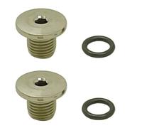 Violiica Ti Lot de 2 vis de purge de frein hydraulique en alliage avec joints toriques pour Shimano R7020 R8020 R9120 R9170 Noir
