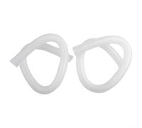 Violiica Tuyau de pompe de piscine hors sol de 3,8 cm de diamètre - Tuyau de raccordement flexible en PVC (blanc)