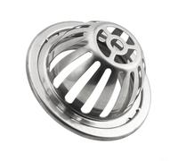 Violiica Tuyaux de protection de gouttière en acier inoxydable de 1,9 cm (rond, 12,7 cm)