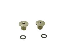 Violiica Vis de purge en titane pour changement de vitesse de vélo pour Shimano R7000/R8000 Series 8,5 x 11,6 mm Boulon de port d'huile avec rondelle d'étanchéité