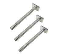 Violiica Vis de type T pour machines à bois, pour fentes biseautées de 3/4" x 3/8" et rails en T de 30 mm/45 mm, bouton de boulon en T en métal pour clôtures de scie à table et gabarits