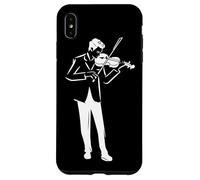 Violin Boy Sketch Musique folklorique pour garçons Coque pour iPhone XS Max