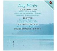 Dag Wirén – Concerto pour violon / Triptyque / Quintette à vent / Quatuor à cordes – Caprice