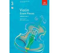Violin Exam Pieces 2012-2015, ABRSM Grade 3, Score, Part & CD: Selected from the 2012-2015 Syllabus (Abrsm Exam Pieces) (Sheet music) - Common