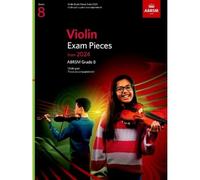 ABRSM – Pièces d'examen pour violon 2024 – Grade 8 – Partie de violon et accompagnement au piano