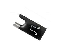 Violin Music Instrument Accessories 4/4 Full Size Ebony Frog with Hole Pattern Inlay for Violin Bow Parts