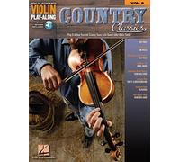 Hal Leonard – Violon Play-Along Vol. 8 : Country Classics – Livre + CD