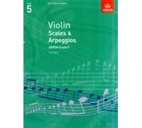 Abrsm: violin scales and arpeggios - grade 5 (from 2012)
