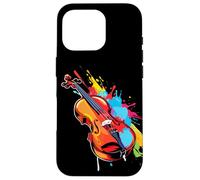 Violin Streetart Bluegrass Music Coque pour iPhone 16 Pro