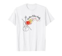 Violin Vibes Only Artistic Musicien Orchestra Art T-Shirt
