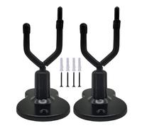 Violin Wall Mount - 2X Viola Hanger Hook with Bow Holder, 4.92×4.13×2.76 Inches Space-Saving String Instrument Display Stand for Home, Studio, Music Room, Classroom, and Performance Areas