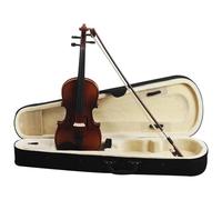 Violins Naturalc Jeu de violon en bois de tilleul brillant 1-8