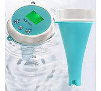 VIOLK Testeur d'eau 6 en 1, analyseur de qualité de l'eau de Spa de Piscine avec sonde de Test numérique, température PH CL EC TDS ORP for Piscine, Aquarium, Laboratoire