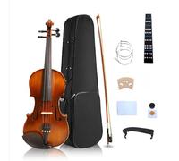 Violon 1/8 Petit violon fabriqué en bois d'épicéa érable avec fixations en ébène pour instruments de musique débutants