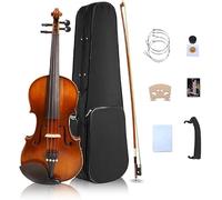 Violon 1/8 pour enfants fabriqué en bois d'épicéa érable avec raccords en ébène pour enfants de 3 à 5 ans