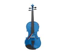 Violon 4/4 Avec Table En Érable Noir Bleu Et Violet. Accessoires Pratiques Inclus Pour Les Cours De Musique Débutants. Violons Acoustiques(Blue)