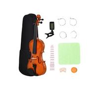 HomCom Violon 4/4 – étui, archet, accordeur, cordes de rechange – contreplaqué épicéa/érable