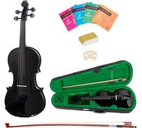 Classic Cantabile VP-100BK 4/4 Ensemble Violon Noir, Taille: 4/4, Archet