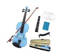 Violon 4/4 Table En Érable Pour Débutants Bleu Avec Accessoires Instruments À Cordes Du Violon(1set)