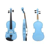 Violon 4/4 Table En Érable Pour Débutants Bleu Avec Accessoires Instruments À Cordes Du Violon(3/4)