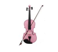 Violon 4/4 vintage en épicéa mat pour adulte avec accessoires Rose