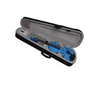 Violon Acoustique 4/4 Bleu Foncé Avec Table En Tilleul Et Étui Idéal Pour Les Débutants Violons Acoustiques
