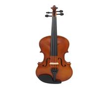 Violon acoustique en bois massif naturel avec étui de transport et archet, instrument de musique pour débutants, 1/8, 1/4, 1/2, 3/4, 4/4(1-4 Violin)
