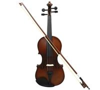 Violon Acoustique En Bois Massif Violon Débutant | 4/4 pleine taille adapté aux débutants(Set B)