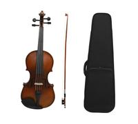 Violon Acoustique En Bois Massif Violon Professionnel | 4/4 pleine taille adapté aux débutants(Set A)
