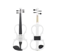 Violon Adulte Ensemble De Violon Électrique Taille 4/4 | Plateau en érable pour pratique professionnelle(White Set)