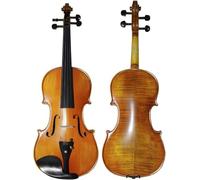 Violon adulte mat 4/4, à rayures naturelles, en érable, artisanat Antique, Instrument de musique professionnel + colophane à nœud,4/4
