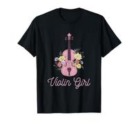 Violon avec fleurs Accessoire Violine Girl T-Shirt