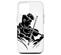 Violon Boy Graphic Violinist Baroque Music Coque pour iPhone 12/12 Pro