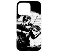 Violon Boy Sketch Fiddle Baroque Music Coque pour iPhone 15 Pro Max