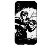 Violon Boy Sketch Fiddle Baroque Music Coque pour iPhone XS Max