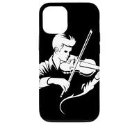 Violon Boy Sketch Fiddler Folk Music Coque pour iPhone 12/12 Pro