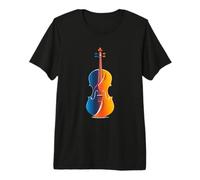 Violon Comic Look Viola Music School T-Shirt Haut de Gamme