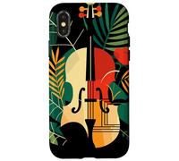 Violon Comique Violoncelle Orchestre Coque pour iPhone X/XS