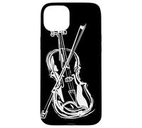 Violon Dessin d'une ligne Musique baroque Coque pour iPhone 15 Plus