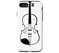 Violon Dessin d'une ligne Violoniste Orchestre d'harmonie Coque pour iPhone SE (2020) / 7 / 8