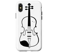 Violon Dessin d'une ligne Violoniste Orchestre d'harmonie Coque pour iPhone X/XS