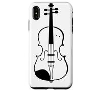 Violon Dessin d'une ligne Violoniste Orchestre d'harmonie Coque pour iPhone XS Max
