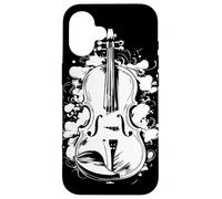 Violon Dessin Fiddle Musique Baroque Coque pour iPhone 16