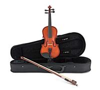 Violon d'Étude 1/10 par Gear4music | Pour débutants de 5 ans et moins, bois de qualité, mécaniques fines pour un accordage stable, archet/étui/colophane inclus