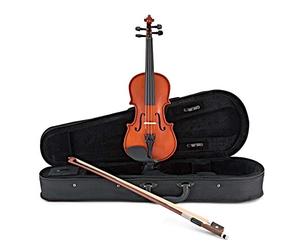 Violon d'Étude 1/10 par Gear4music | Pour débutants de 5 ans et moins, bois de qualité, mécaniques fines pour un accordage stable, archet/étui/colophane inclus