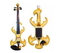 Violon Électrique 4/4 Cool Color Instrument À Cordes Professionnel Instruments À Cordes Du Violon(Yellow)