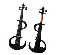 Violon Électrique 4/4 Noir Inversé Modèle S Instrument À Cordes Professionnel Pour Débutant Avec Étui Et Archet Violons Acoustiques